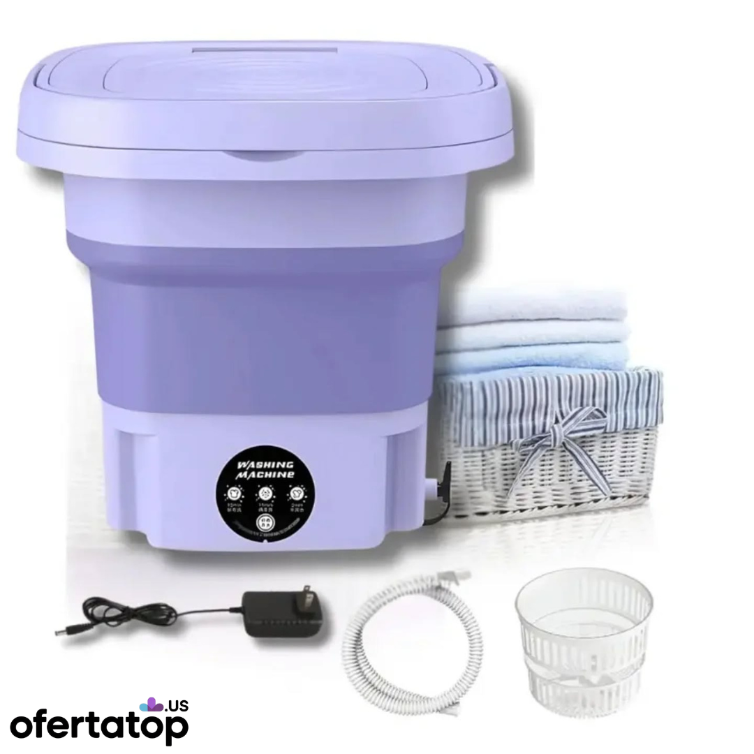 MINI LAVADORA DE 6L PLEGABLE PARA ROPA
